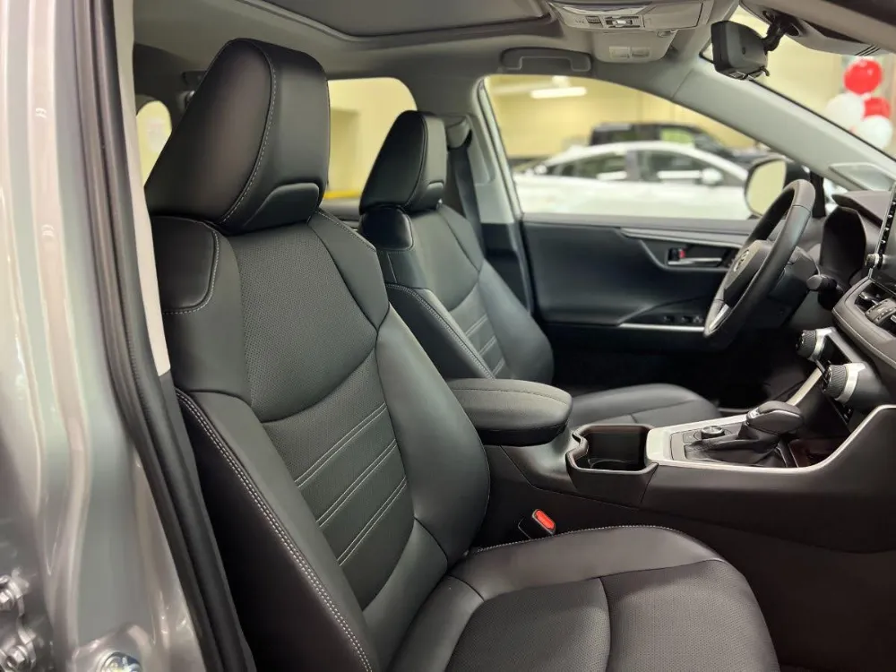 2022 RAV4 Hybrid Limited Photo Gallery Silver Black Interior 2
